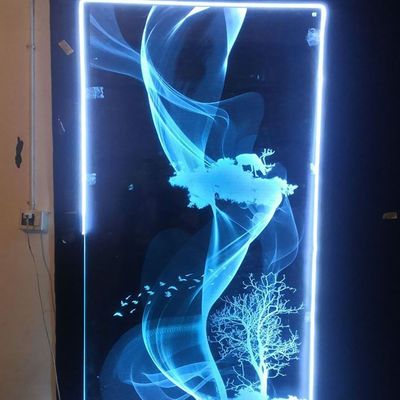 Grande taille de verre Lklazee 2513 Bloc de verre Grâce à un laser vert