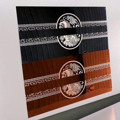 Laser CNC à grille pour la plus grande plaque d'acier inoxydable décoratif couleur du monde