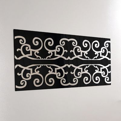 Laser CNC à grille pour la plus grande plaque d'acier inoxydable décoratif couleur du monde