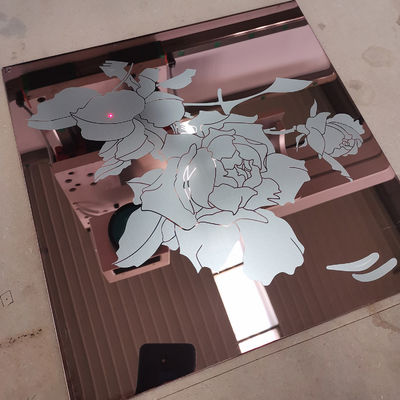 Décoration de porte d'ascenseur Machine de gravure au laser métallique avec visibilité laser invisible