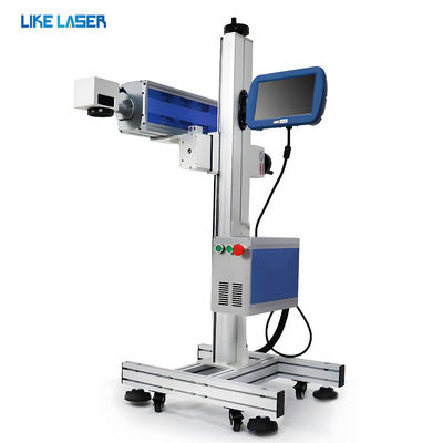 Machine de marquage laser UV volante 3W 5W pour bouteille de parfum en verre Durée de vie laser 100000h