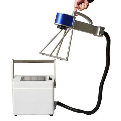 Mini-machine de marquage laser à fibre portative 20W 30W 50W pour pneus en plastique dur métallique