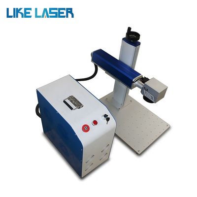 Magasins de vêtements Mini machine de marquage laser à tour métallique avec vitesse de marquage 0-7000mm/S