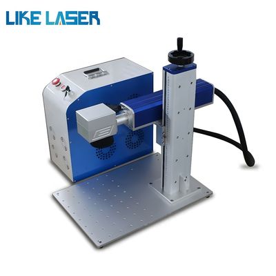 Magasins de vêtements Mini machine de marquage laser à tour métallique avec vitesse de marquage 0-7000mm/S