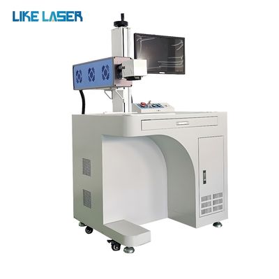 Machine de marquage laser à haute précision à base de fibres pour fil de ligne d'extrusion en plastique en ligne