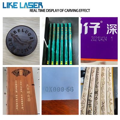 Machine de marquage laser à fibres de 30 W pour tuyaux en plastique refroidissement à air par visibilité laser invisible