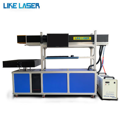 80W 100W 130W Machine de marquage au laser galvo à CO2 pour les tubes de verre et les céramiques