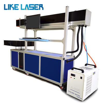 80W 100W 130W Machine de marquage au laser galvo à CO2 pour les tubes de verre et les céramiques