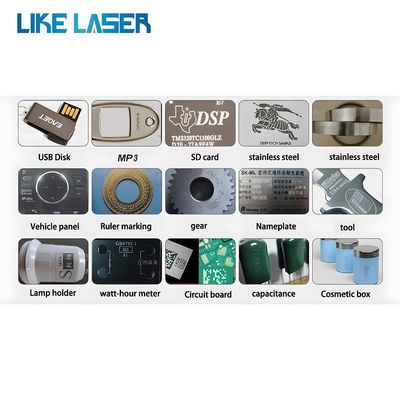Machine de marquage au laser volant pour une zone de marquage de bureau standard 175 mm * 175 mm