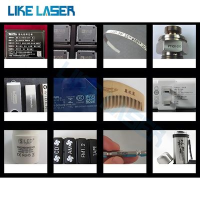 Machine de marquage laser à fibre de bureau à haute vitesse 3D à mise au point dynamique de 300 kg